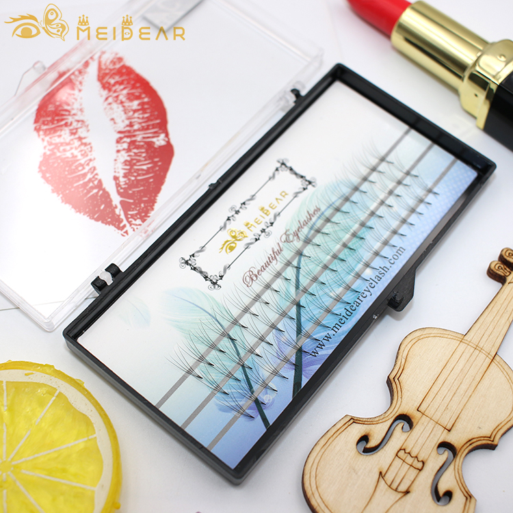 Manufacturer supply natural and lightweight premade fans volume eyelash extensions